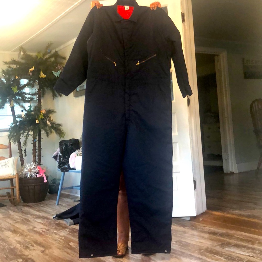 Vintage Red Kap Quilted Coveralls